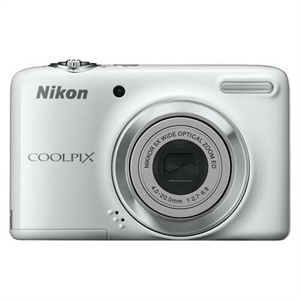 【当当自营】 Nikon尼康 COOLPIX L25 数码相机 白色（1000万像素 3寸屏 5倍光变 28mm广角）