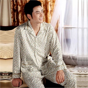 雪俐shirley 春季新品纯棉长袖男士睡衣家居服套装2102