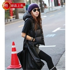 加大码女装坎肩羽绒服女胖修身显瘦羽绒马甲背心 特促