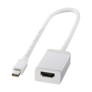 【品牌直供】日本 SANWA Mini DisplayPort-HDMI转换头