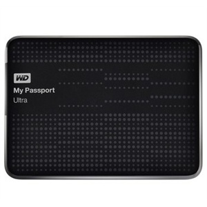 送原装包！西部数据 1TB 移动硬盘 2.5寸 USB3.0 黑色