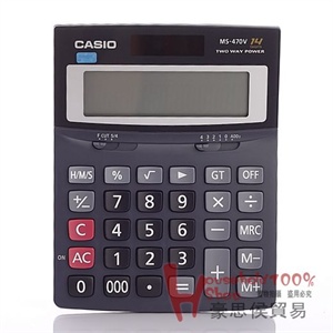 【正规授权经销商】原装正品CASIO卡西欧MS-470V商务式计算器