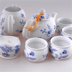 香港品牌 功夫茶具8件套装 陶瓷高档礼品 海底之恋 YCT1062