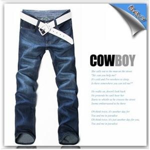 2011秋冬装新品热卖全网韩版时尚简洁型男士牛仔长裤直筒304-N060