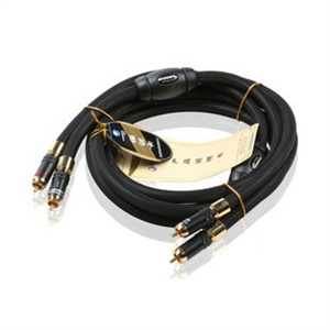 秋叶原 AB-5408 发烧级 单晶铜 音频连接线 1.5米