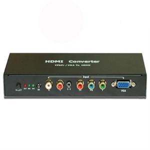 科唯奇 YPbpr/VGA/色差转HDMI 转换器 分量转HDMI VGAl转HDMI