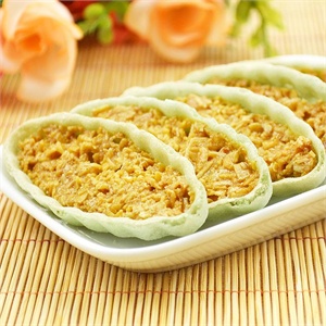 天福茗茶 绿茶口味糕点食品加州杏仁船型小酥点绿茶巧叶酥 80克