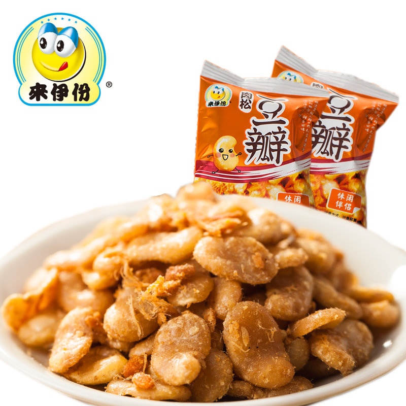 【来伊份坚果\/炒货】来伊份 休闲零食 肉松豆瓣