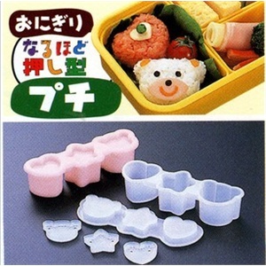 劲爆促销 日本进口 可爱饭团模具 寿司模具(粉红色) 1506