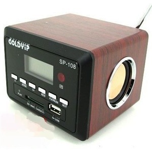 金业SP-108音箱 U盘数码播放器 锂电音箱/SD多功能