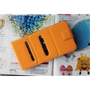 酷玛特 三星 i9100 皮套 手机套 手机壳炫彩纤薄系列（橙）