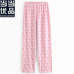 当当优品 精梳棉女士印花家居裤 BU0023