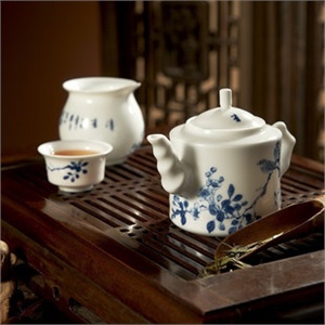 景德镇陶瓷茶具11头青花套装JDCJ078
