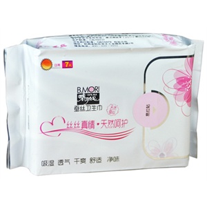 碧多妮 蚕丝卫生巾（日用型7片装）