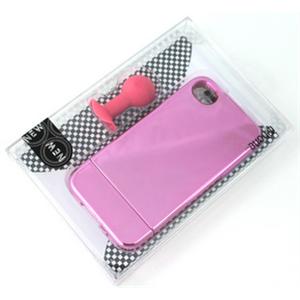 苹果4代iPhone 4 外壳手机套保护壳外壳璀璨钻石光芒（浅粉）