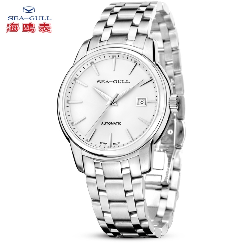【Seagull<em>海鸥</em> 2014新款商务精钢单历自动<em>机械</em>