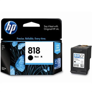 HP/惠普 CC640ZZ 818墨盒 黑色 D1668 D2668 D2568 F2488原装