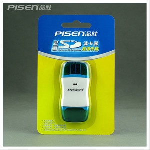 品胜 SD读卡器 瓷白色 超速传输 USB2.0 支持高速卡