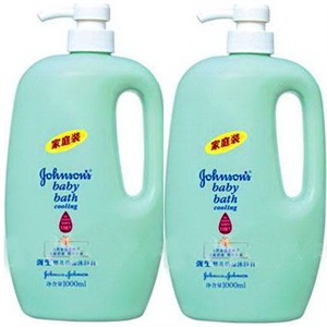 强生清凉沐浴露1000ml*2