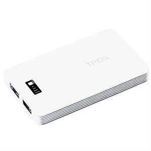【当当销售配送】TPOS 18M525 18000AMH 万能移动电源 白色