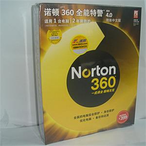 诺顿360 全能特警 4.0 Norton 360 2年1用户