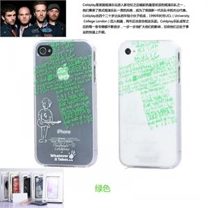 Whatever It Takes 名人 iPhone 4S/4 清爽透明保护壳 Cold绿色