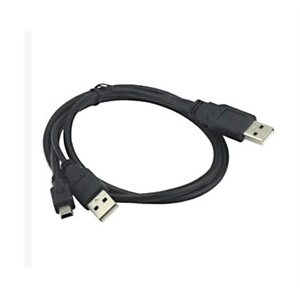 三头USB数据线 标准USB口/适合移动硬盘等机型 通用型