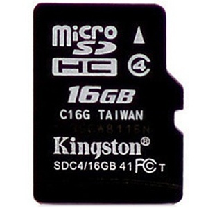 【正品联保】金士顿 TF 16G MicroSD 手机内存卡 高速class4