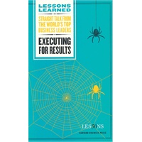 Executing for Results (Lessons Learned) 为结果而行动
