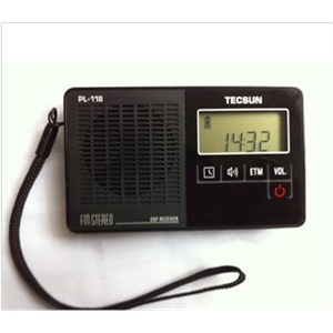 德生 PL-118/PL118 便携式调频立体声DSP收音机 迷你收音机