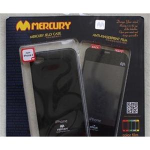 韩国mercury iphone 4 苹果 手机套 保护壳+彩色贴纸 套装 黑色