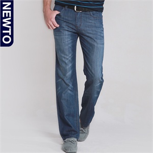 NEWTO 2012春夏新款直筒男装牛仔裤子 男士纯棉牛仔裤W0014019