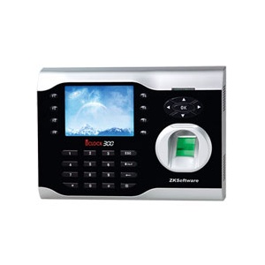 中控 ICLOCK300 彩屏指纹考勤机 指纹机 指纹打卡机 多媒体普及版