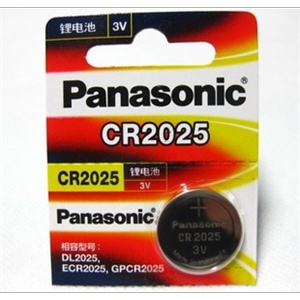 Panasonic 松下型号： CR2025 锂电池 3V纽扣电池一节价格