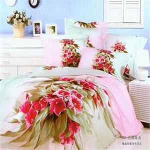 艺森家纺 全棉斜纹活性印花四件 艺苑花丛