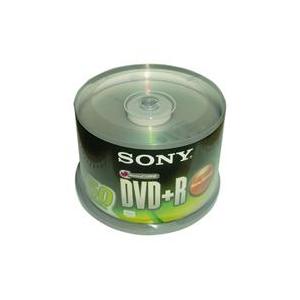 索尼（SONY）DVD-R 16速 4.7G 桶装50片 刻录盘 正品行货
