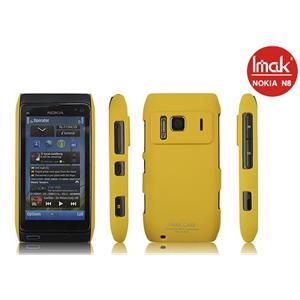 IMAK 诺基亚 N8 N8-00 手机套 保护壳 超级磨砂彩壳 硬壳 黄色