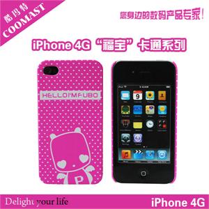 酷玛特 苹果iphone4G4代手机套手机壳保护套卡通福宝 FUBO