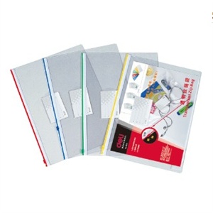 得力文具 文件袋 5526 透明拉链袋