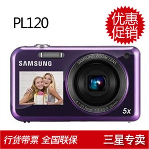 三星(samsung) PL120 数码相机 1420万像素 双屏 5倍光学变焦
