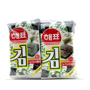 韩国海牌原味海苔2g*10包