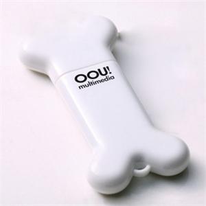 创意产品 OOU 创意纯白色硬骨头U盘2G 创意U盘 优盘