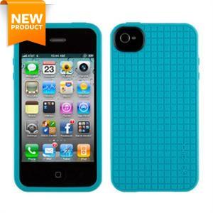 新款Speck PixelSkin HD iPhone 4S 4 抛光闪亮 手机套 浅蓝色