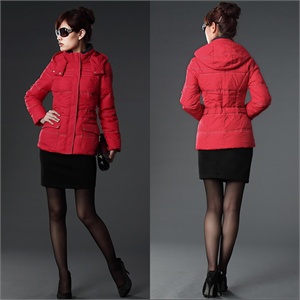 Hodoo 时尚短款羽绒服(红色/蓝色) AW2009