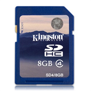 最新款！金士顿 8GB 8G SD HC卡 class4倍速全新正品行货终身质保