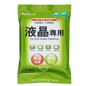 宜客莱 便携式 液晶屏幕湿巾 液晶屏幕清洁巾 CD-WT15