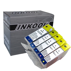 INKOOL CANON 5BK/8BK/8C/8M/8Y一套五色 全新芯片打印省心超流畅