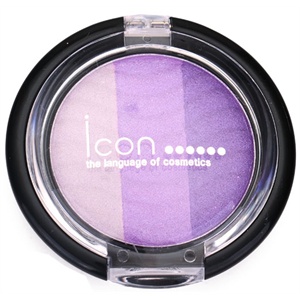 ICON 爱肯 炫彩立体三色眼影03#（紫色系）2.4g