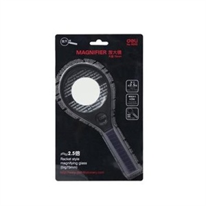 得力文具 办公用品 9090 放大镜 【规格】镜片直径75mm