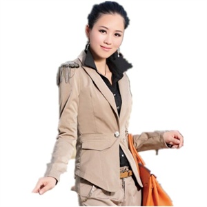 Paydaily女装 2011年秋冬装新品时尚翻领瑞丽个性西服JQYR1189